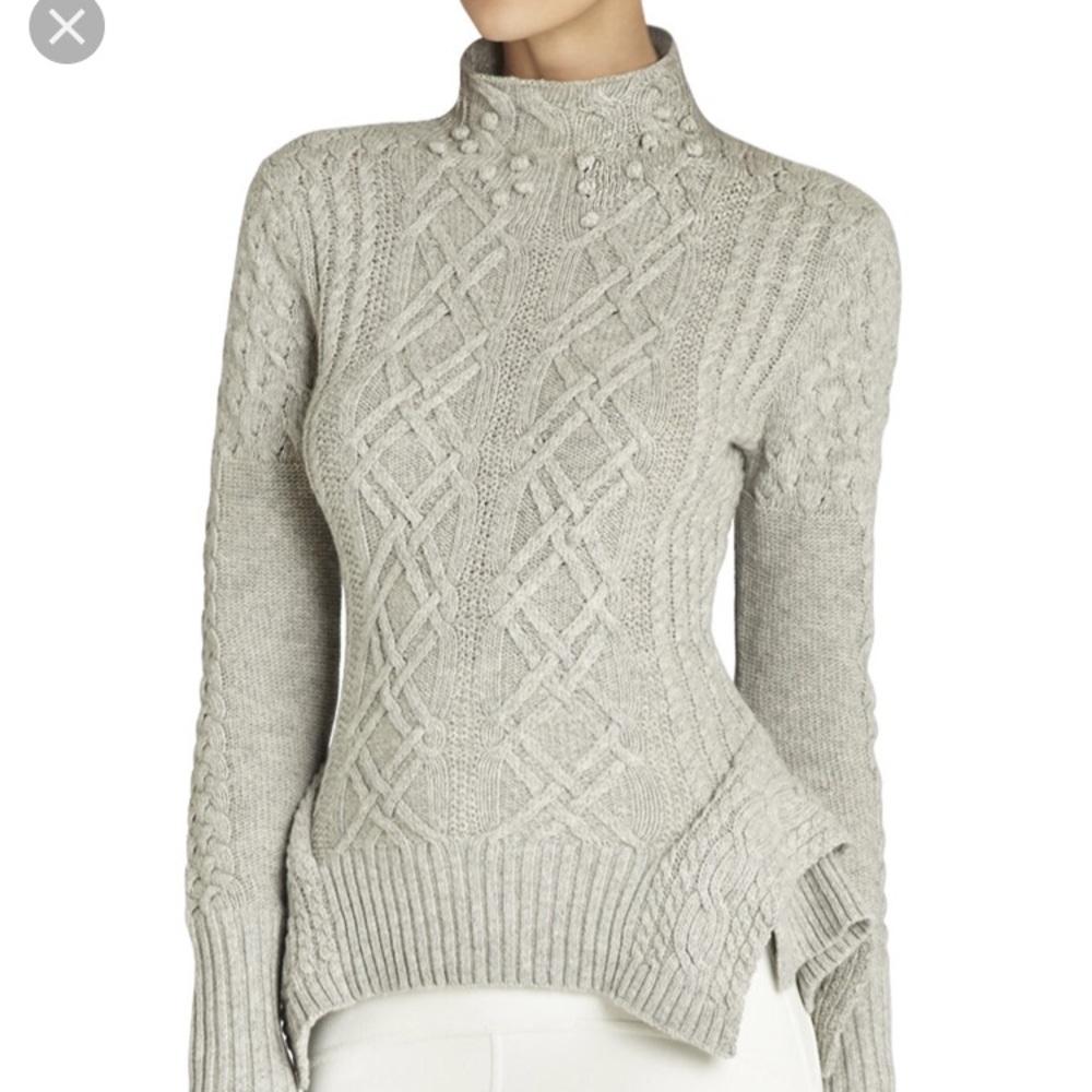 BCBGMAXAZRIA peplum sweater